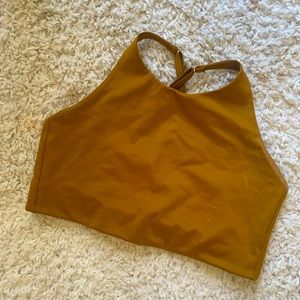 Girlfriend Collective Topanga Bra in Saddle Size L